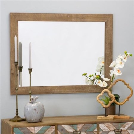 ASPIRE HOME ACCENTS Aspire Home Accents 6107 40 x 30 in. Morris Wall Mirror; Nutmeg 6107
